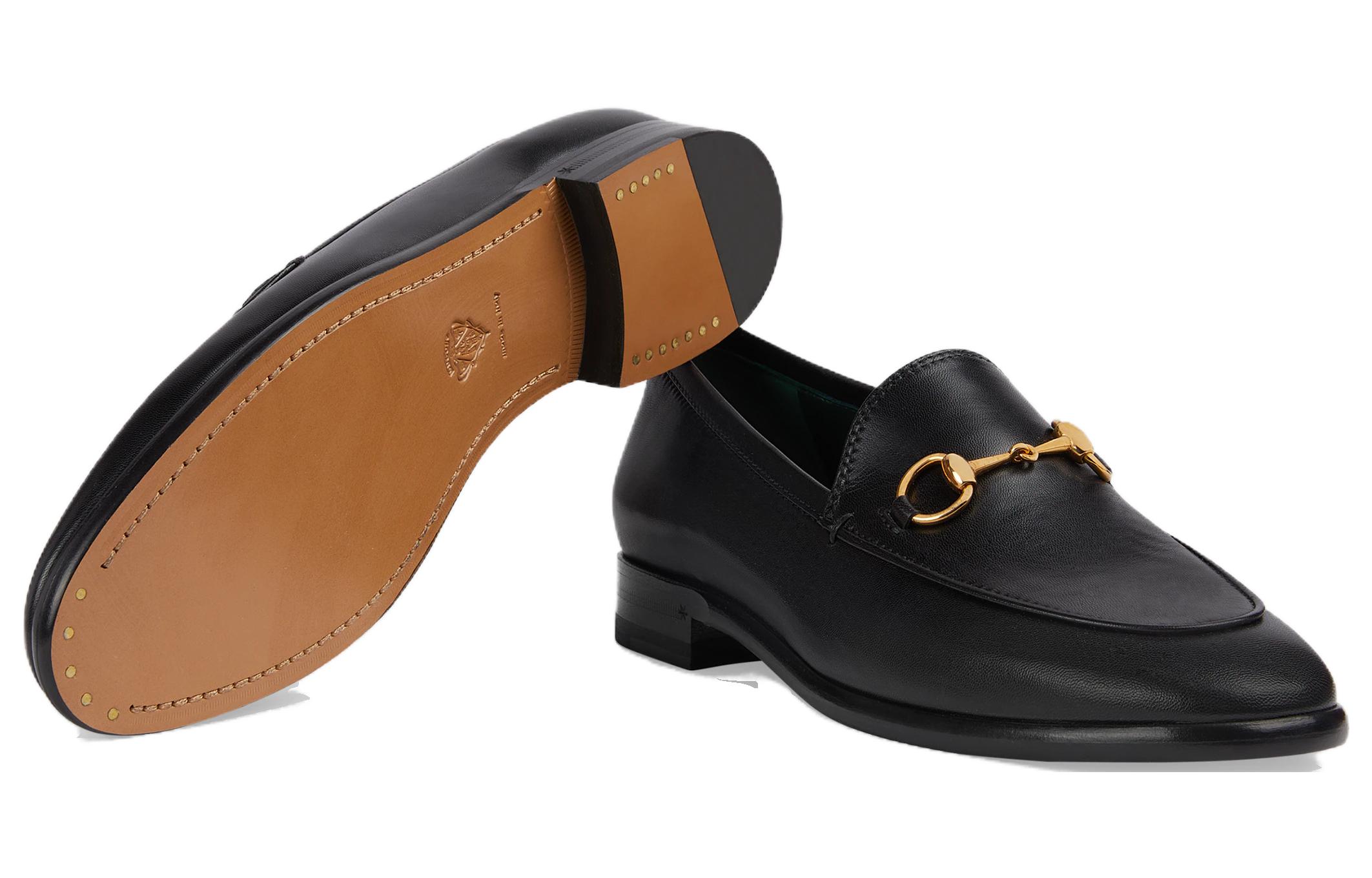 Details for (W) Gucci Jordaan Loafers ''Schwarz'' 759917-AACE9-1000