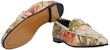 (W) Gucci Jordaan Pelbagai Warna 'Cetakan Bunga Emas Horsebit' 603323-FABB2-9566