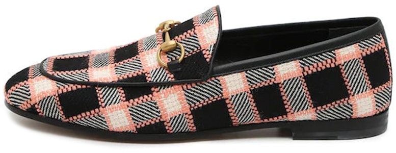 (W) Gucci Jordaan Loafer 'Hitam Merah Jambu' 431467-H1430-1188 Buy (W) Gucci Jordaan Loafer 'Hitam Merah Jambu' 431467-H1430-1188