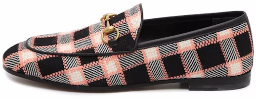 (Women) Gucci Jordaan Tweed Loafer 'Black Pink' 431467-H1430-1188 (Women) Gucci Jordaan Tweed Loafer 'Black Pink' 431467-H1430-1188