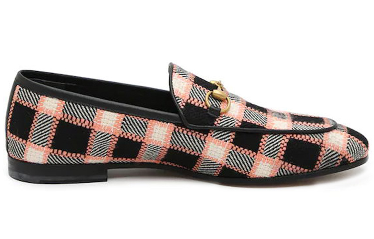 Order (W) Gucci Jordaan粗跟乐福鞋‘粉黑’ 431467-H1430-1188