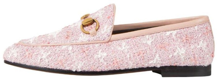 GUCCI 古馳 Jordaan 花呢樂福鞋 女款 粉色 Buy GUCCI 古馳 Jordaan 花呢樂福鞋 女款 粉色