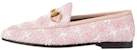 (W) Gucci Jordaan Tweed Loafers 'Merah Jambu' 431467-GYV10-5760