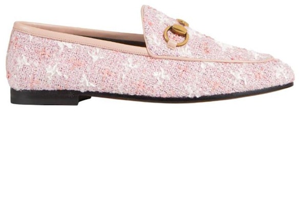 (W) Gucci Jordaan Loafers Tweed 'Pink' 431467-GYV10-5760 Order (W) Gucci Jordaan Loafers Tweed 'Pink' 431467-GYV10-5760