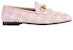 (W) Gucci Jordaan Tweed Loafers 'Merah Jambu' 431467-GYV10-5760