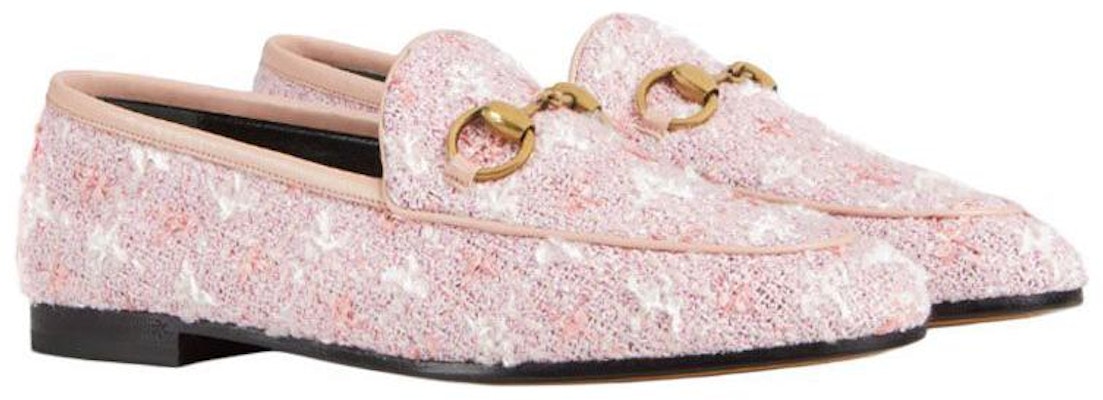 (W) Gucci Jordaan Loafers Tweed 'Pink' 431467-GYV10-5760 Lookbook (W) Gucci Jordaan Loafers Tweed 'Pink' 431467-GYV10-5760