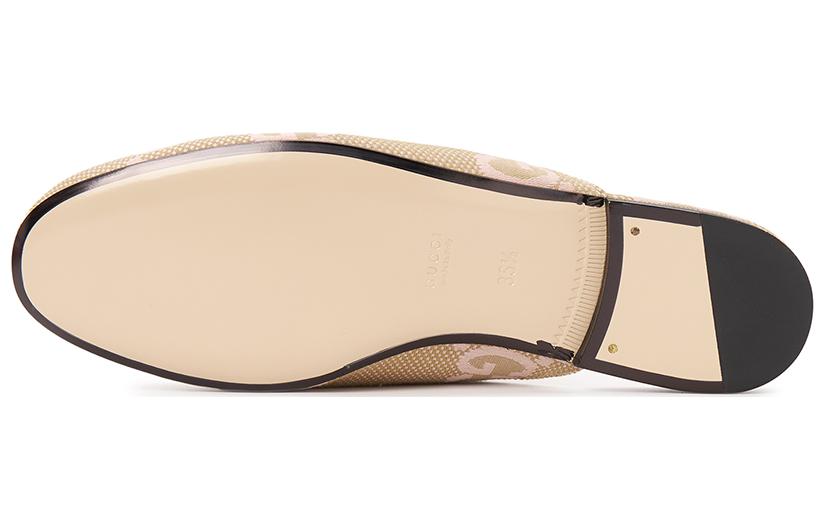 (W) Gucci Jumbo GG Princetown Slipper 'Beige Light Pink' 圖 6