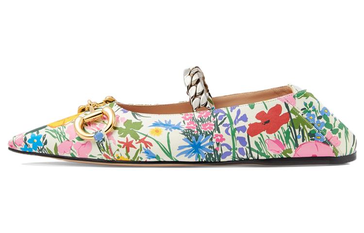 Buy (W) Sepatu Datar Gucci Ken Scott 'Motif Bunga' 647605-2L300-9251