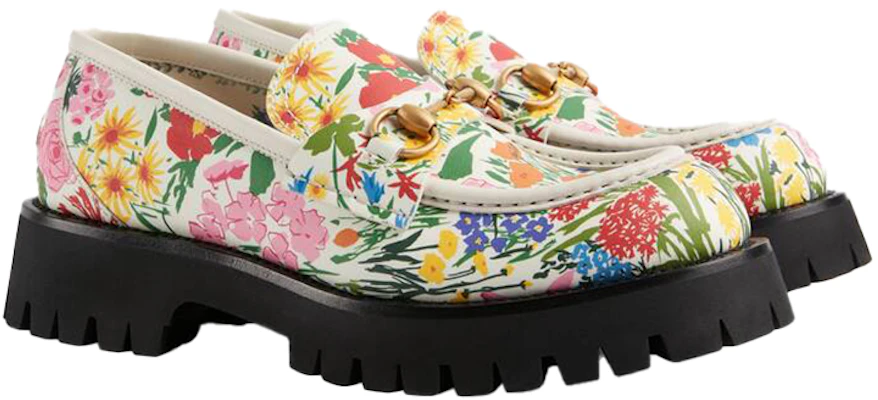 (W) Gucci Ken Scott Mocassino in Pelle ''Floreale'' 647610-2L340-9269 Order (W) Gucci Ken Scott Mocassino in Pelle ''Floreale'' 647610-2L340-9269