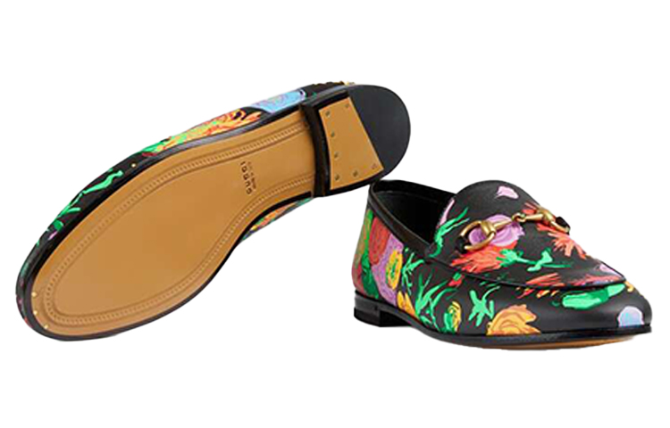 (W) Gucci Ken Scott Loafer 'Floral Black' 圖 5