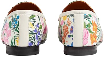 (W) 古驰皮革花卉印花乐福鞋 '多彩' 647611-2L350-9270 Shop (W) 古驰皮革花卉印花乐福鞋 '多彩' 647611-2L350-9270