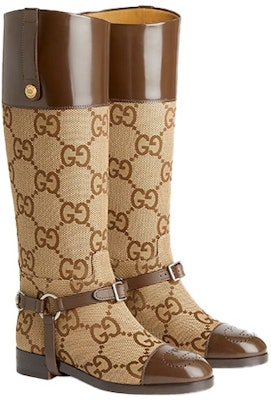 (Women) Gucci Knee-high Boot With Harness 'Brown' 674673-UKO50-2597 Order (Women) Gucci Knee-high Boot With Harness 'Brown' 674673-UKO50-2597