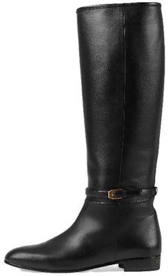 (Women) Gucci Knee High Leather Boots 'Black' 658889-BKO00-1000 Buy (Women) Gucci Knee High Leather Boots 'Black' 658889-BKO00-1000