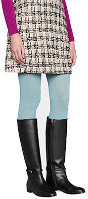 (Women) Gucci Knee High Leather Boots 'Black' 658889-BKO00-1000 Purchase (Women) Gucci Knee High Leather Boots 'Black' 658889-BKO00-1000
