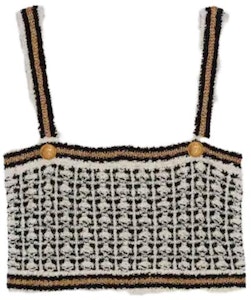 (W) Gucci Chaleco Sin Mangas de Punto Colorblock, Oro y Plata 752824-XKDC7-9834 Buy (W) Gucci Chaleco Sin Mangas de Punto Colorblock, Oro y Plata 752824-XKDC7-9834