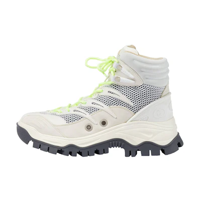 (W) Gucci Lace Up Ankle Boot 'Grey White'