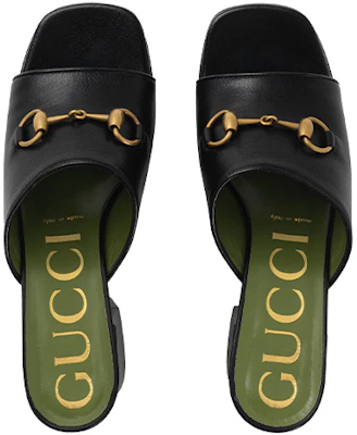 GUCCI 古馳 露趾一字套穿高跟 時尚涼拖 8.5公分 女款 黑色 Shop GUCCI 古馳 露趾一字套穿高跟 時尚涼拖 8.5公分 女款 黑色