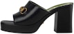 (Women) Gucci Ladies Mid-heel Platform Slide 'Black' 602390-CPD90-1000