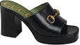 Lookbook (Women) Gucci Ladies Mid-heel Platform Slide 'Black' 602390-CPD90-1000
