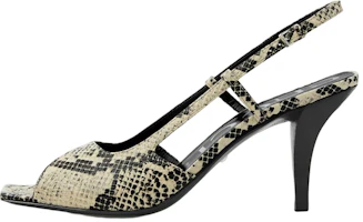 (Women) Gucci Leather 'Python Print Sandal - Beige Brown' 695307-19Y00-9719 (Women) Gucci Leather 'Python Print Sandal - Beige Brown' 695307-19Y00-9719