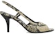 (W) Sandal Cetakan Python Gucci Kulit - Coklat Beige 695307-19Y00-9719