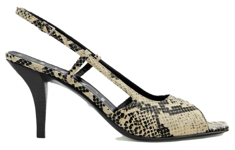 Order (W) Gucci Leder ''Python Print Sandale - Beige Braun'' 695307-19Y00-9719