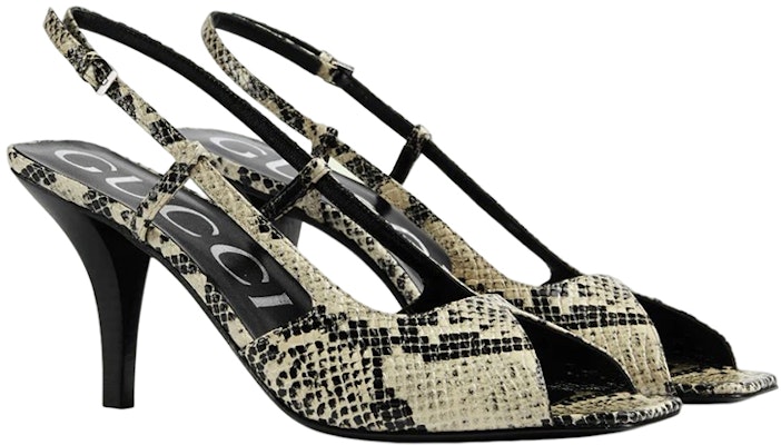 (Women) Gucci Leather 'Python Print Sandal - Beige Brown' 695307-19Y00-9719 Lookbook (Women) Gucci Leather 'Python Print Sandal - Beige Brown' 695307-19Y00-9719