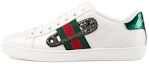 Buy GUCCI 古馳 ACE 真皮 時尚板鞋 女款 白色