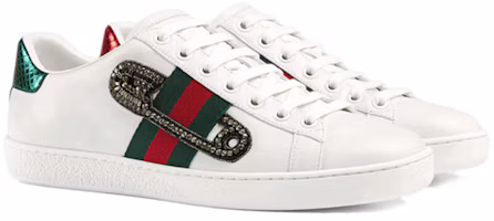 Lookbook GUCCI 古馳 ACE 真皮 時尚板鞋 女款 白色