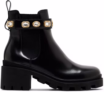 (W) 구찌 블랙 레더 앵클 부츠 '벨트' 550036-DKS00-1000 Buy (W) 구찌 블랙 레더 앵클 부츠 '벨트' 550036-DKS00-1000