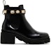 Buy (W) Boot Kulit Buku Lali Gucci 'Belt - Hitam' 550036-DKS00-1000