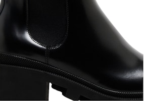 GUCCI古馳 雙G系列 飾帶皮革 短中筒 切爾西靴 女款 黑色 Order GUCCI古馳 雙G系列 飾帶皮革 短中筒 切爾西靴 女款 黑色