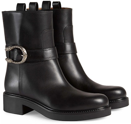 (Women) Gucci Leather Ankle Boot 'Black' 432085-A3N00-1000 Order (Women) Gucci Leather Ankle Boot 'Black' 432085-A3N00-1000