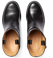 Shop (W) Bota de Tobillo de Cuero Gucci 'Negra' 432085-A3N00-1000