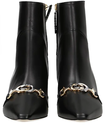 GUCCI 古馳 皮革時尚短靴 女款 黑色 Shop GUCCI 古馳 皮革時尚短靴 女款 黑色
