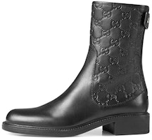 (Women) Gucci Leather Ankle Boot 'Black Fashion' 323550-A9L20-1000 (Women) Gucci Leather Ankle Boot 'Black Fashion' 323550-A9L20-1000