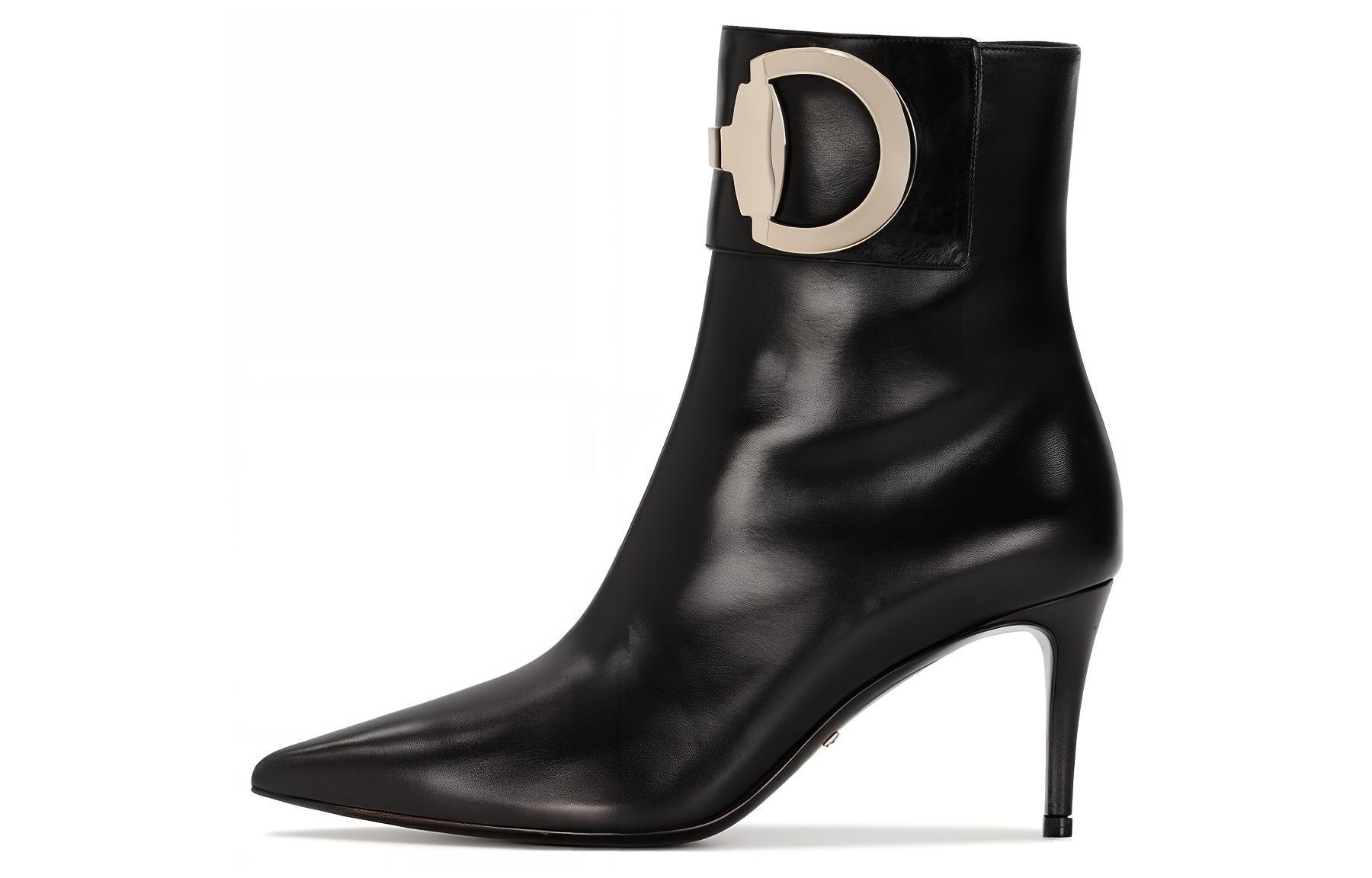 (Women) Gucci Leather Ankle Boot 'Black Fashion' 388362-C9D00-1000