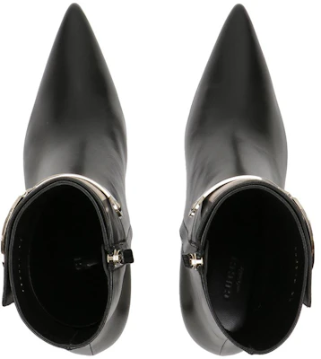 (W) Botte en cuir Gucci ''Black Fashion'' 388362-C9D00-1000 Shop (W) Botte en cuir Gucci ''Black Fashion'' 388362-C9D00-1000