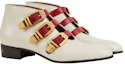 Lookbook (W) Gucci Sepatu Kulit Pendek 'Fashion Buckle - Putih' 699477-06F60-9072