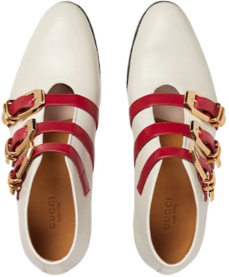(W) Bota Gucci de Cuero Tobillera 'Fashion Buckle - Blanco' 699477-06F60-9072 Lookbook (W) Bota Gucci de Cuero Tobillera 'Fashion Buckle - Blanco' 699477-06F60-9072
