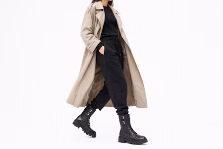 Order (W) Gucci Leder-Stiefelette ''Interlocking G'' 628855-DH7A0-1000