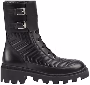 Lookbook (W) Gucci Leder-Stiefelette ''Interlocking G'' 628855-DH7A0-1000