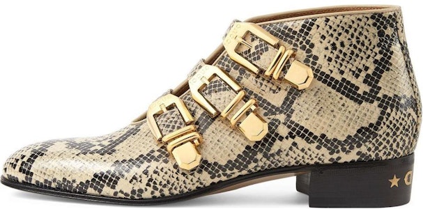 (W) 구찌 파이톤 버클 가죽 앵클부츠 (Gucci Python Buckle Ankle Boots) 699477-19Y50-9719 Buy (W) 구찌 파이톤 버클 가죽 앵클부츠 (Gucci Python Buckle Ankle Boots) 699477-19Y50-9719