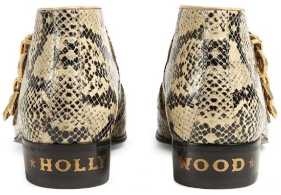 (Women) Gucci Leather Ankle Boot 'Python Buckle Fashion' 699477-19Y50-9719 Shop (Women) Gucci Leather Ankle Boot 'Python Buckle Fashion' 699477-19Y50-9719