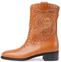 (Women) Gucci Leather Ankle Boot 'Vintage Slip-On Light Brown' 750508-AABCR-2176 (Women) Gucci Leather Ankle Boot 'Vintage Slip-On Light Brown' 750508-AABCR-2176