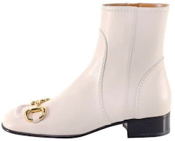 (Women) Gucci Leather Ankle Boot 'White' 673666-BKO00-9022 (Women) Gucci Leather Ankle Boot 'White' 673666-BKO00-9022
