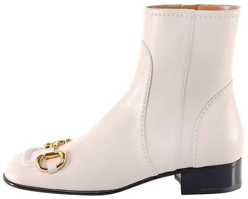 (Women) Gucci Leather Ankle Boot 'White' 673666-BKO00-9022 Buy (Women) Gucci Leather Ankle Boot 'White' 673666-BKO00-9022