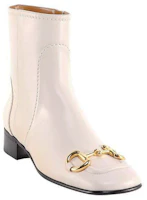 Order (W) Bota de Cuero Gucci Tobillera 'Blanca' 673666-BKO00-9022