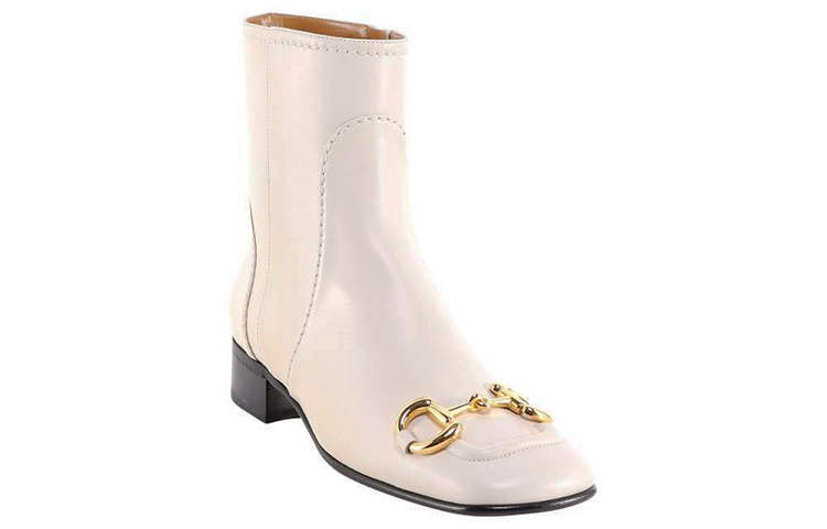 Order (W) 구찌 화이트 레더 앵클부츠 (Gucci White Leather Ankle Boots) 673666-BKO00-9022