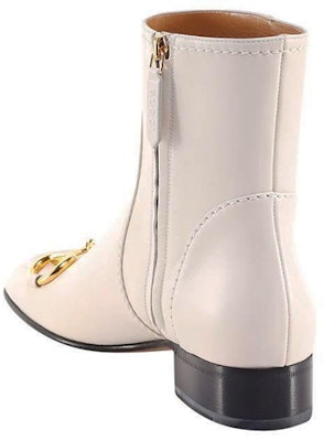 (Women) Gucci Leather Ankle Boot 'White' 673666-BKO00-9022 Lookbook (Women) Gucci Leather Ankle Boot 'White' 673666-BKO00-9022